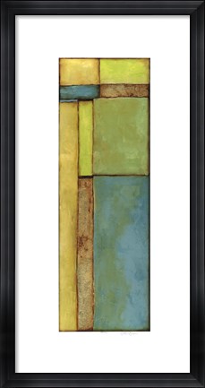 Framed Stained Glass Window VI Print