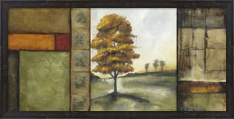Framed Autumnal Impressions II (Le - signed and numbered) Print