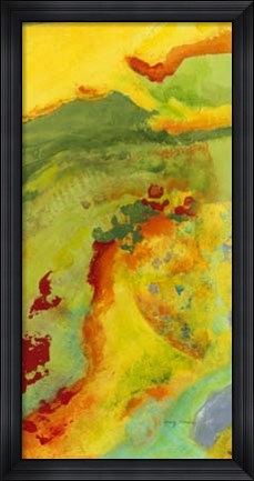 Framed Blazing Color Panel I Print