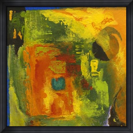 Framed Blazing Color IV Print