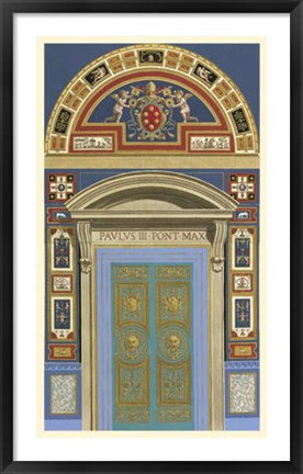 Framed Venetian Door II Print