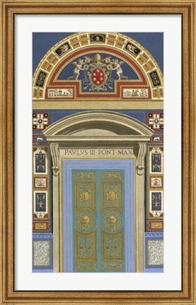 Framed Venetian Door II Print