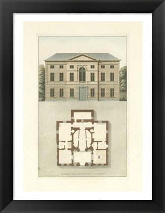 Framed Architectural Detail I Print