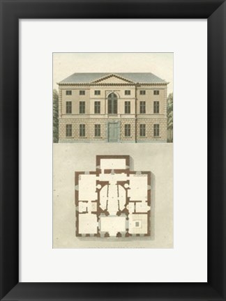 Framed Architectural Detail I Print