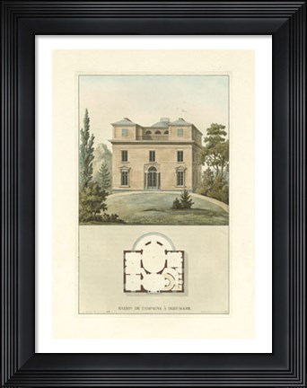 Framed Architectural Detail II Print