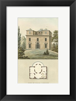 Framed Architectural Detail II Print