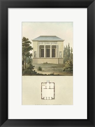 Framed Architectural Detail III Print