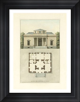 Framed Architectural Detail IV Print
