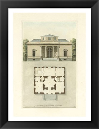 Framed Architectural Detail IV Print