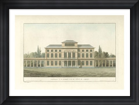 Framed Architectural Rendering I Print