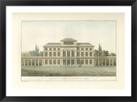 Framed Architectural Rendering I Print