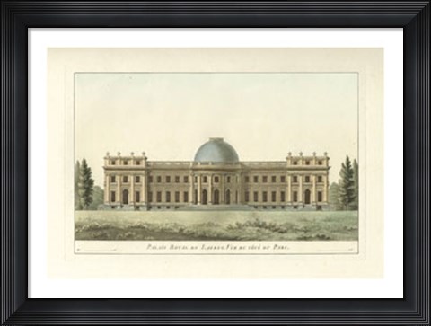 Framed Architectural Rendering III Print