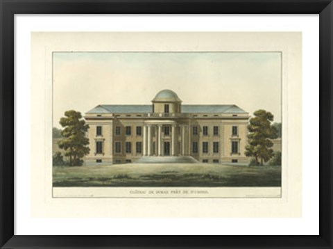 Framed Architectural Rendering VI Print