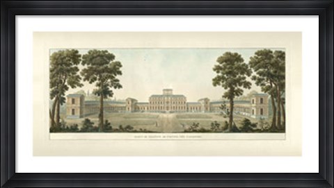 Framed Architectural Rendering VII Print