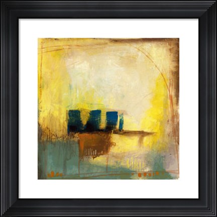 Framed Aquamarine Aura II Print