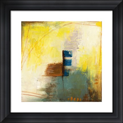 Framed Aquamarine Aura IV Print