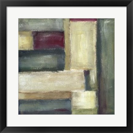 Framed Trace Echoes II Print