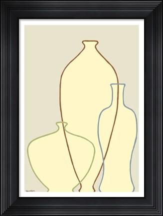 Framed Linear Vessels II Print