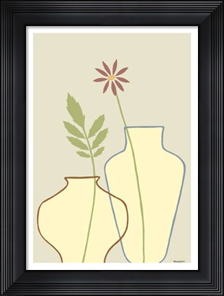 Framed Linear Vessels III Print