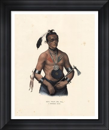 Framed Winnebago Chief Print