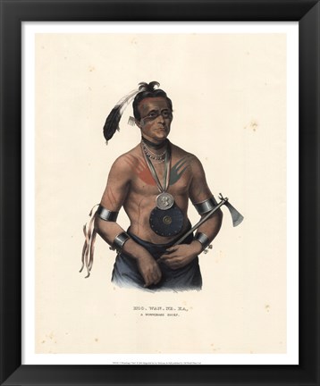 Framed Winnebago Chief Print