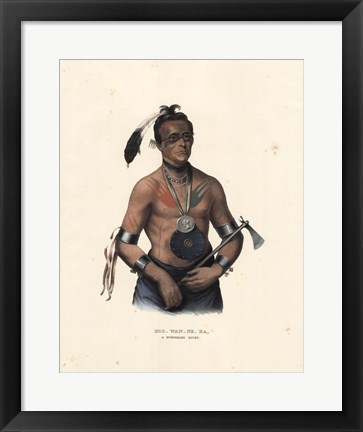 Framed Winnebago Chief Print