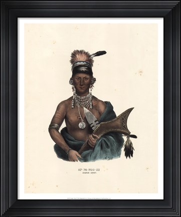 Framed Saukie Chief Print