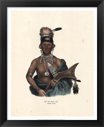 Framed Saukie Chief Print