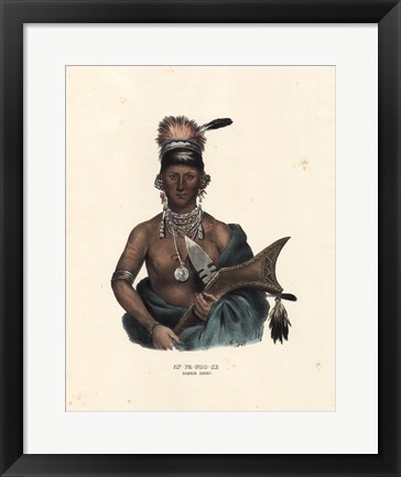 Framed Saukie Chief Print