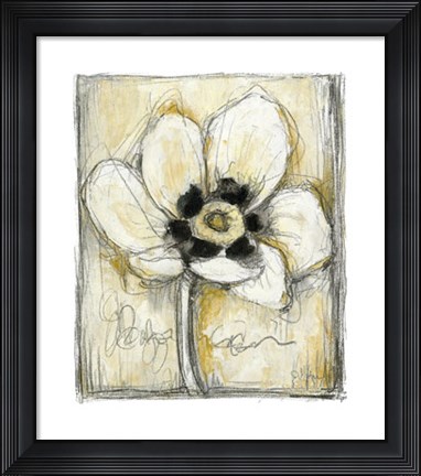 Framed Kinetic Blooms II Print