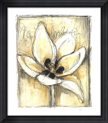 Framed Kinetic Blooms III Print