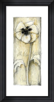 Framed Elongated Kinetic Blooms II Print
