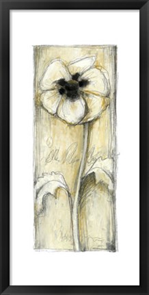 Framed Elongated Kinetic Blooms II Print