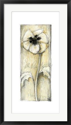 Framed Elongated Kinetic Blooms II Print