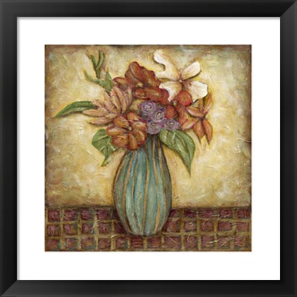 Framed Fiori del Terrazzo II Print
