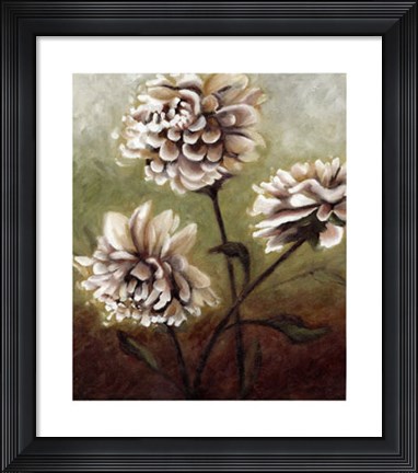 Framed Eastern Dahlias II Print