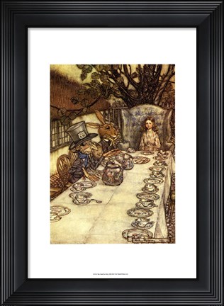Framed Mad Tea Party Print