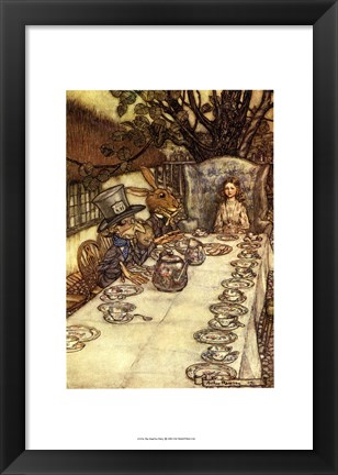 Framed Mad Tea Party Print