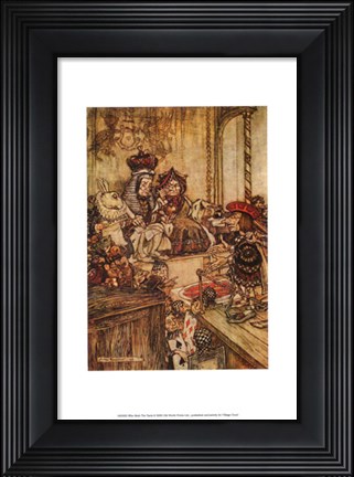 Framed Who Stole The Tarts Print