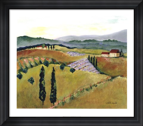 Framed Daydreams in Tuscany I Print