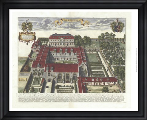 Framed Collegium St. Trinitatis Print