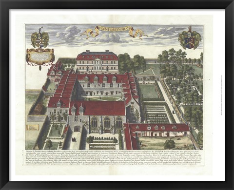 Framed Collegium St. Trinitatis Print