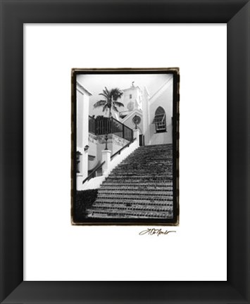 Framed Church Walk Print