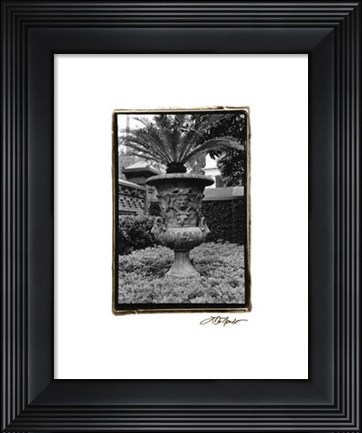 Framed Garden Urn Print