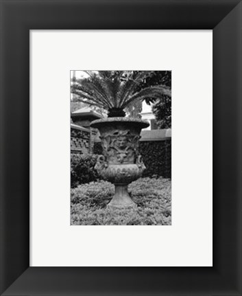 Framed Garden Urn Print