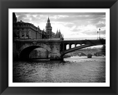 Framed Le Pont et Notre Dame Print