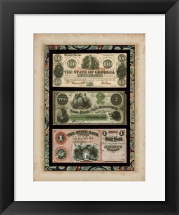 Framed Money, Money, Money I Print