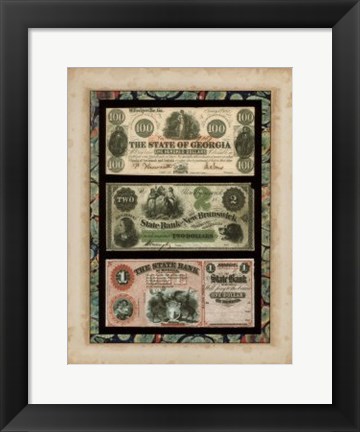 Framed Money, Money, Money I Print