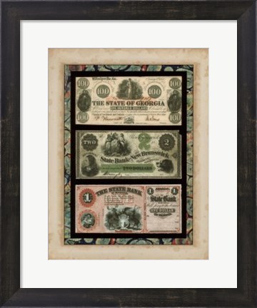 Framed Money, Money, Money I Print