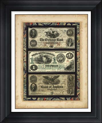 Framed Money, Money, Money II Print